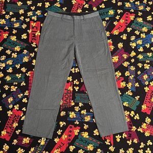 Mens CALVIN KLEIN Gray Casual Dress Pants / Size 32 W - 30 L